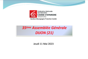 35ème Assemblée générale DIJON 2023