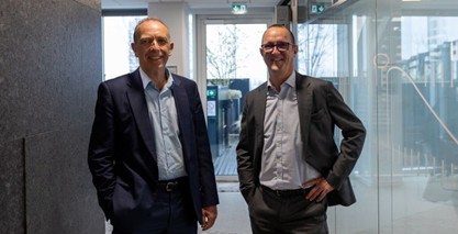 Laurent-Roubin-president-du-directoire-de-la-Caisse-dEpargne-Hauts-de-France-et-Stephane-Maillet-president-du-conseil-dorientation-et-de-surveillance-depuis-lan-dernier.-Photo-Florent-Moreau