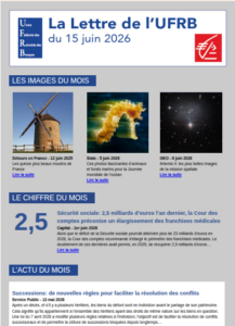 LETTRE UFRB – L&rsquo;Actu du mois