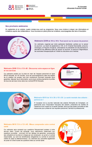 Votre mutuelle vous propose quelques webinaires